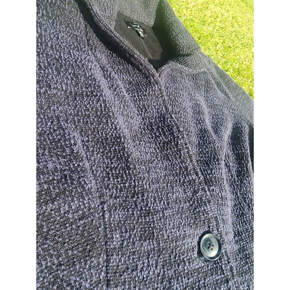 Lucky Brand Women's Blue Tweed Blazer Coat Two Button Size Small - Picture 2 of 8